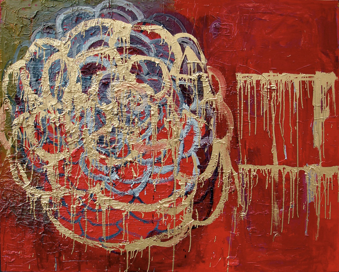 M.Butterfly and You, 2010, oil on canvas, 48x60 in